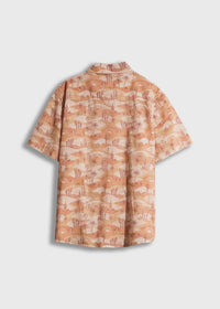 Iron & Resin Men's Desert Dreams Shirt in orange - men's t-shirt - detail view