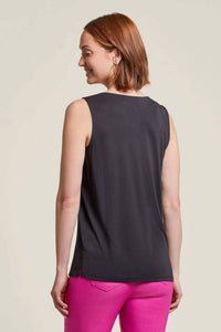 Tribal - PLEATED SLEEVELESS MODAL TOP