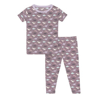 Kickee - Girl's Short Sleeve Pajama Set