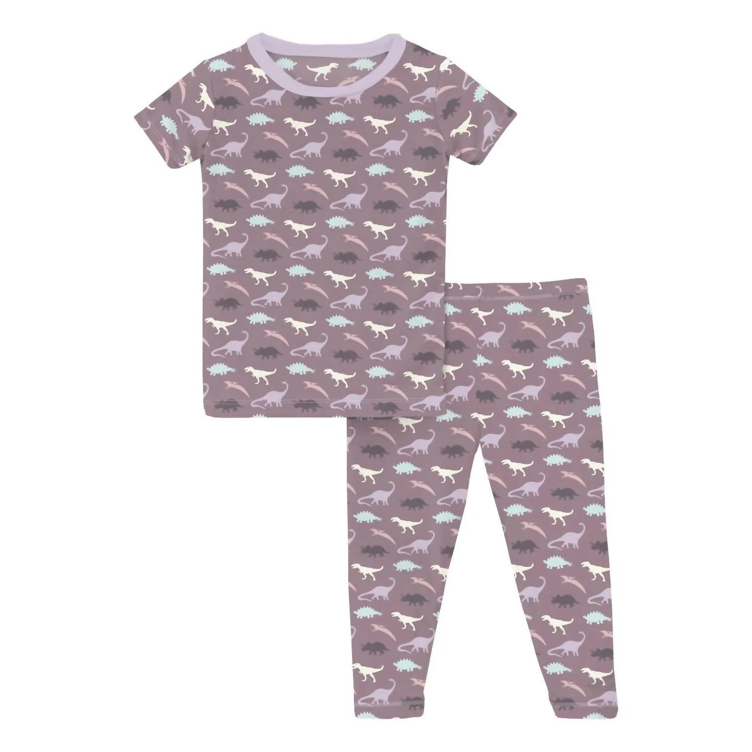 Kickee - Girl's Short Sleeve Pajama Set