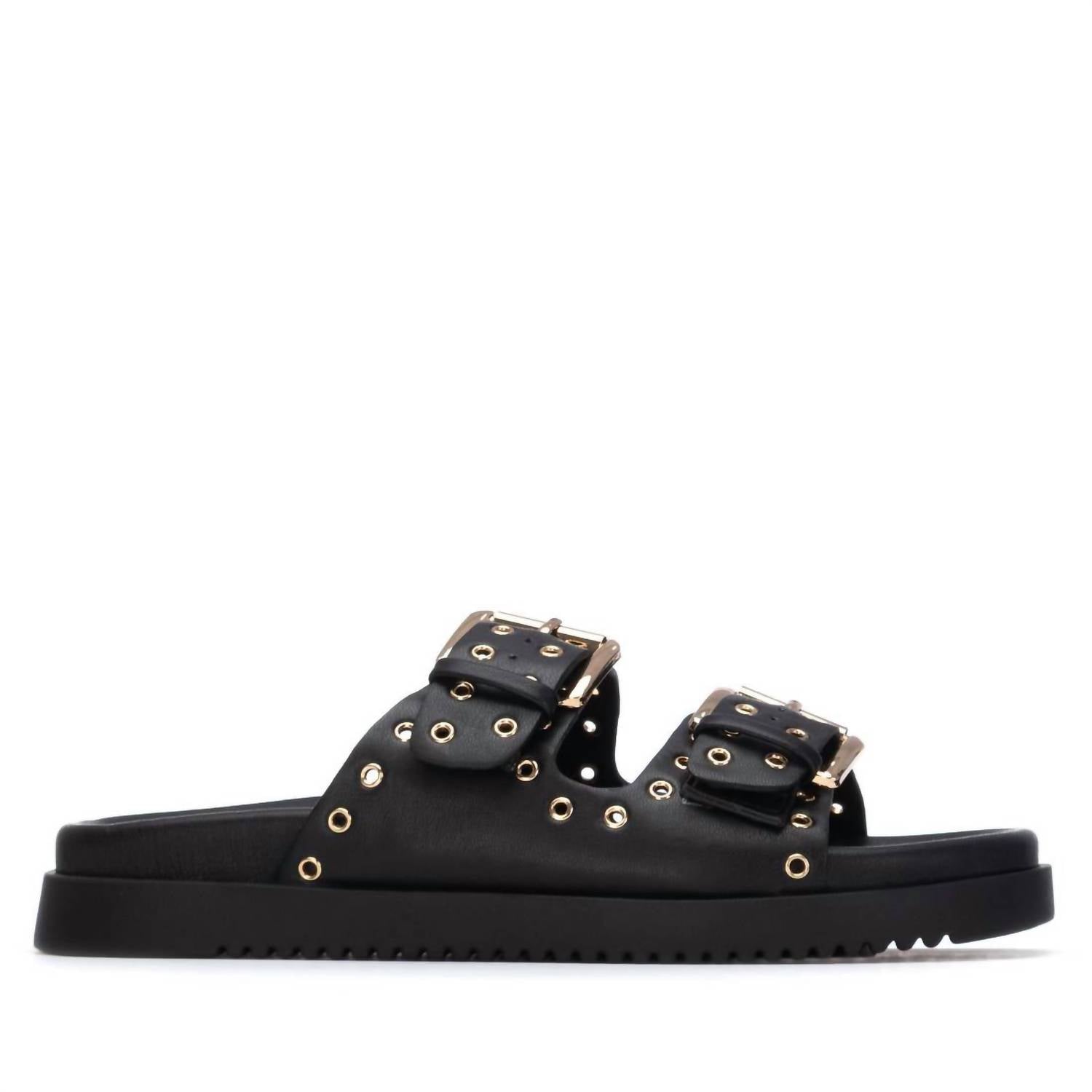 Xti Women's Pu Sandals in black - women's sandal - alternate view