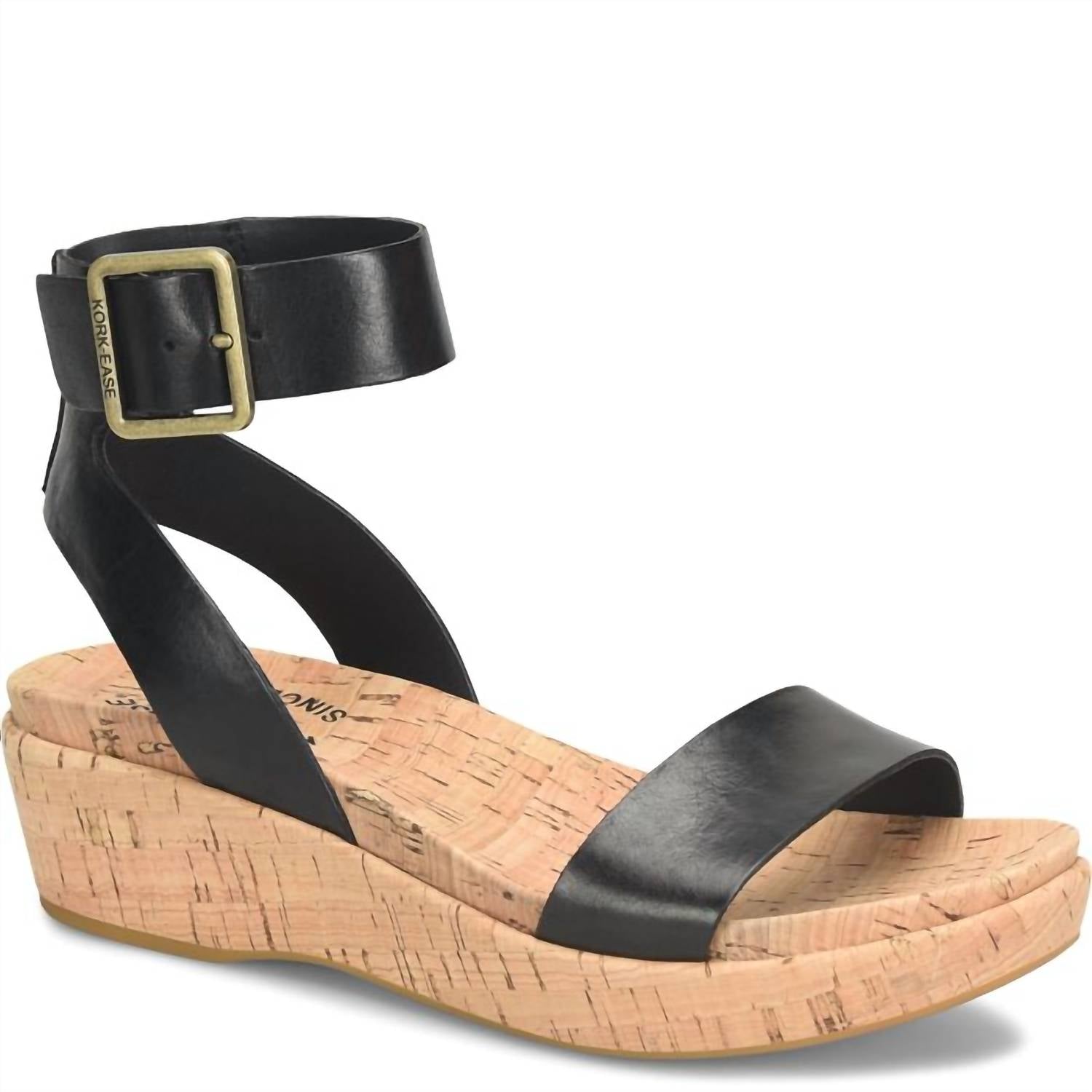 Kork-Ease - Women's Mullica Ankle Strap Platform Wedge Sandal