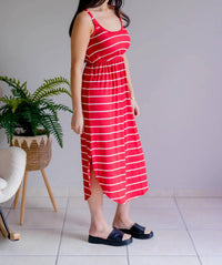 Michelle Mae - Striped Midi Dress