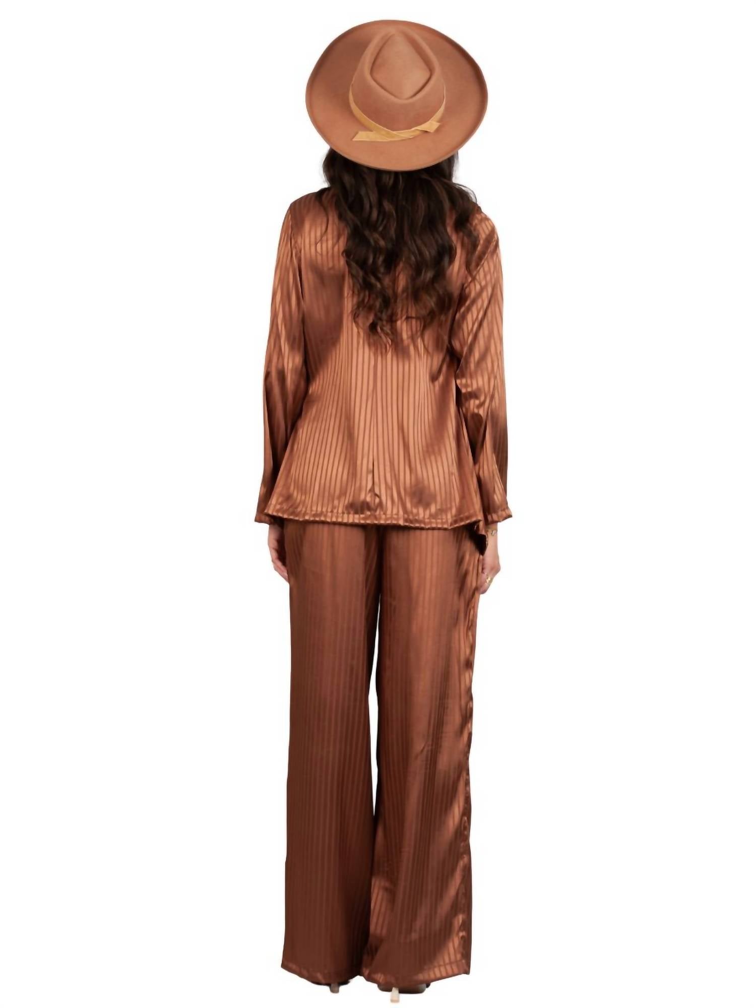 Lucca - Paris Silky Straight Maxi Pants
