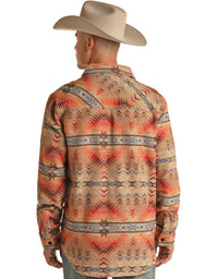 Rock & Roll Denim - Aztec Jacquard Shirt Jacket