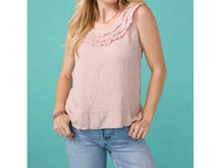 Coco + Carmen - Greer Ruffle Neck Tank