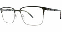 Helium Eyewear Men's 4420 Eyeglasses Frame in satin olive - men's accessory