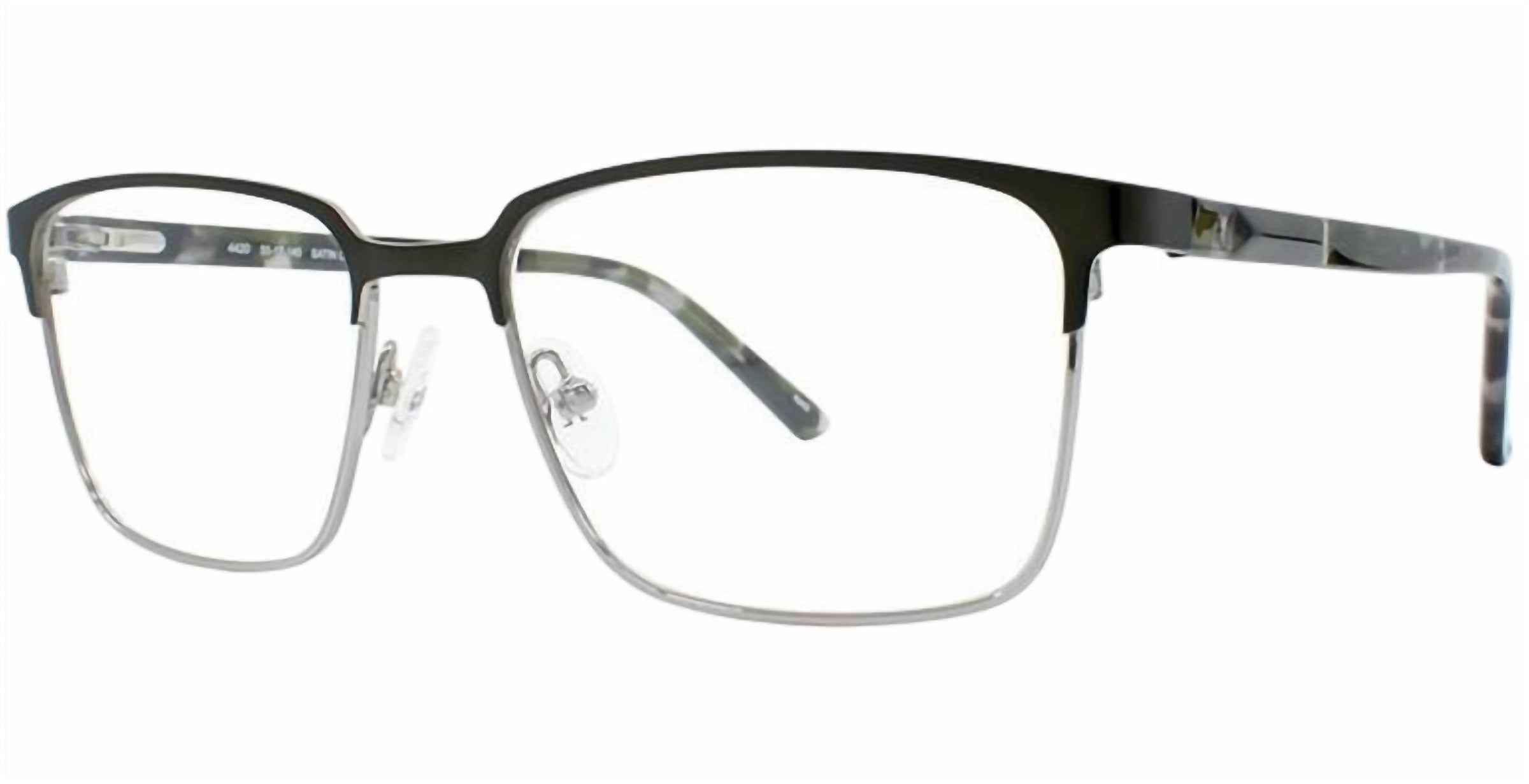 Helium Eyewear Men's 4420 Eyeglasses Frame in satin olive - men's accessory