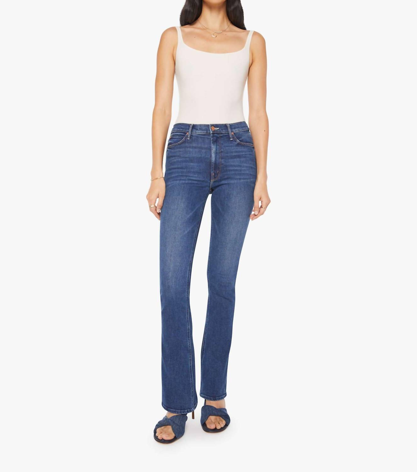 Mother - High Waisted Runaway Jeans