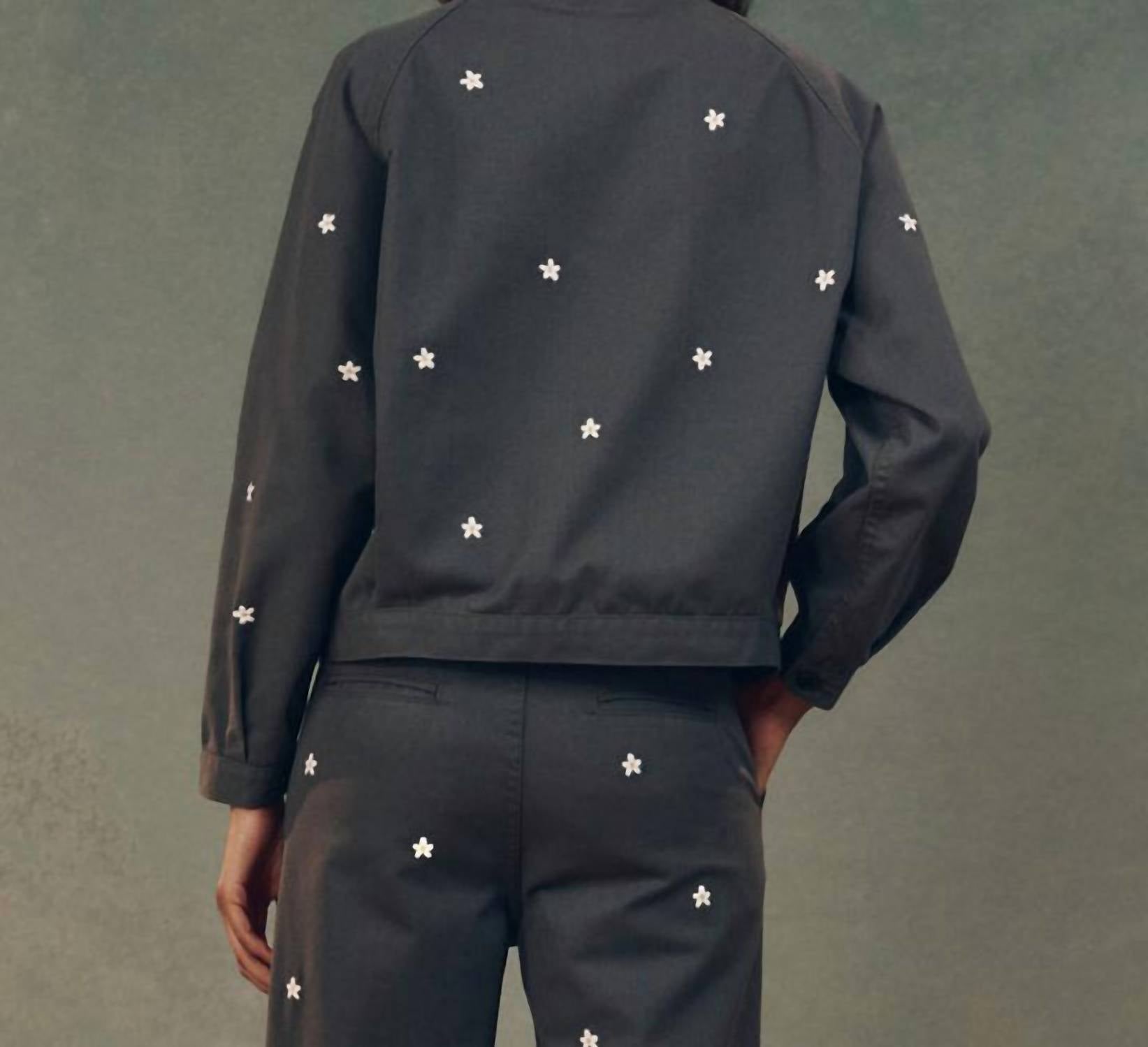 The Great. - The Garage Daisy Embroidery Jacket
