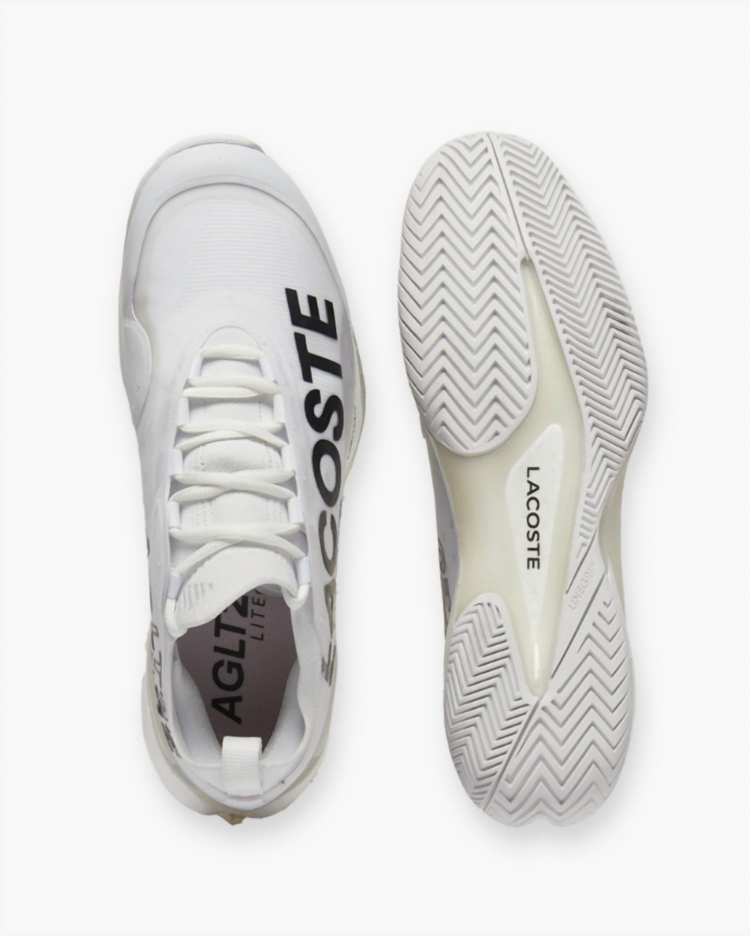 LACOSTE Men's Ag-lt25 Lite Shoe in white white - men's sneaker - detail view