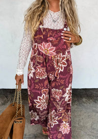 Blakely - Fall Floral Karli Overalls