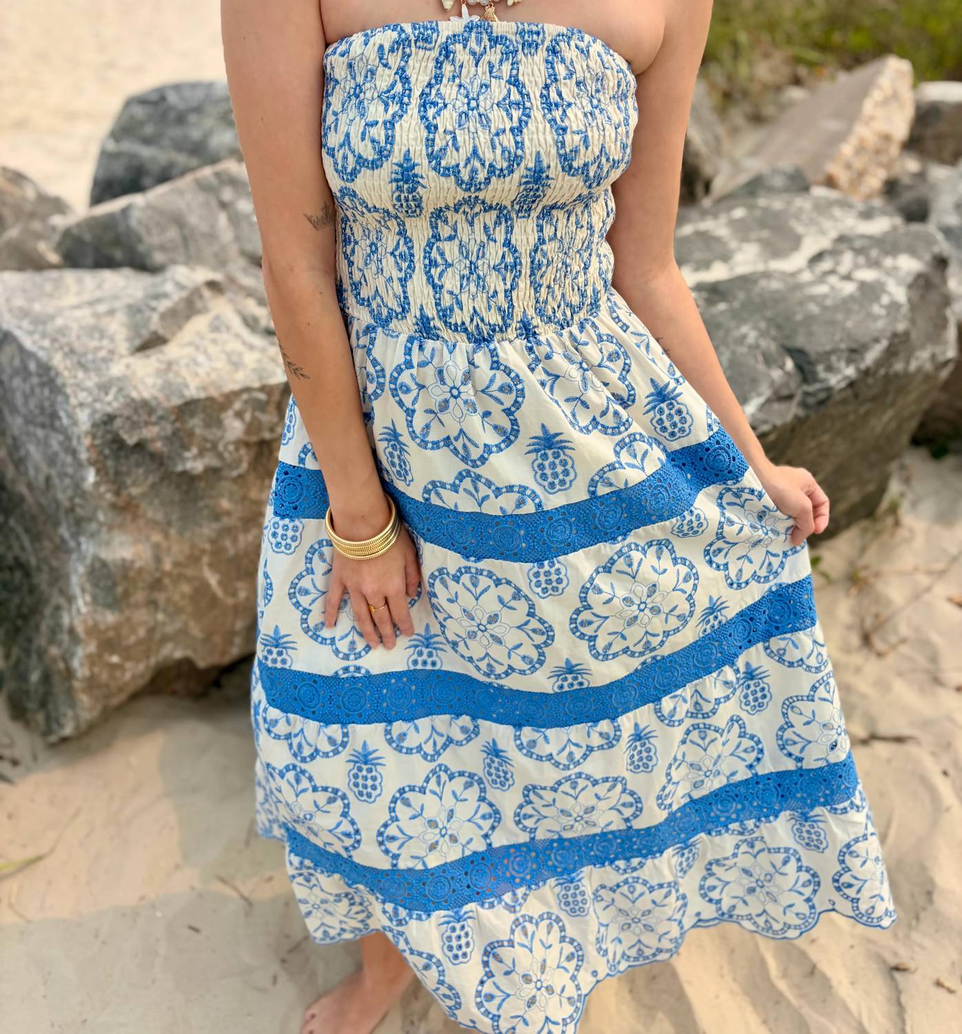 Mainstrip - Women's The Seabrook Coast Strapless Midi Dress
