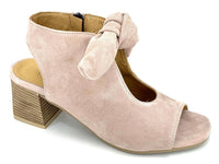 bueno Women's Ellie Sling-back Heel in pale pink - women's heels
