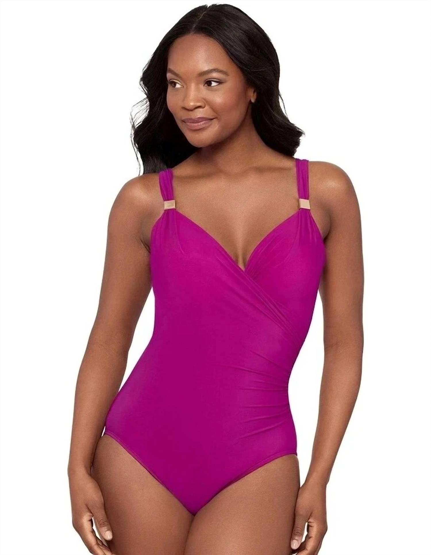 Miraclesuit - Razzle Siren Crossover Shaping One-piece Swimsuit