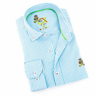 Eight X - Men's The Softest Stripe Colores Edition Frog Shirt