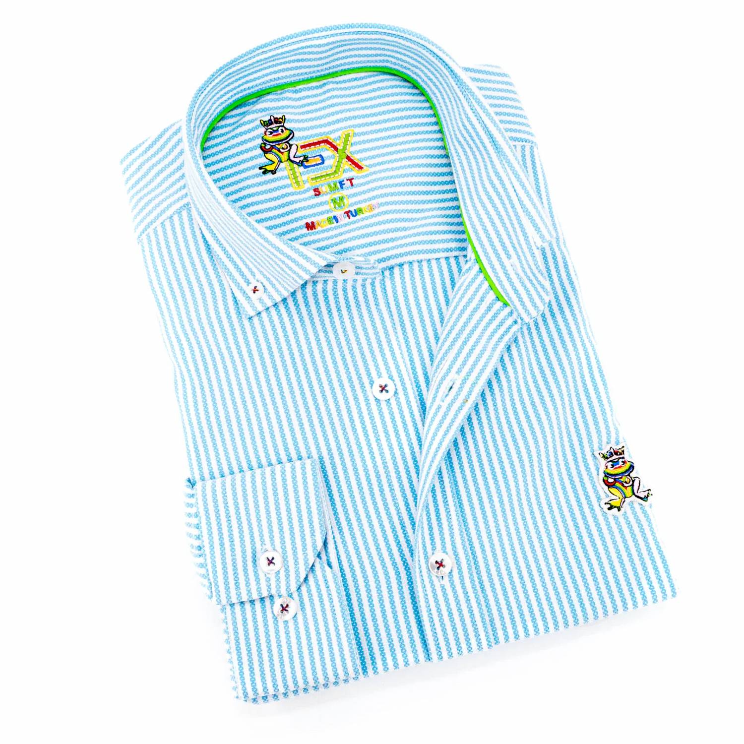 Eight X - Men's The Softest Stripe Colores Edition Frog Shirt