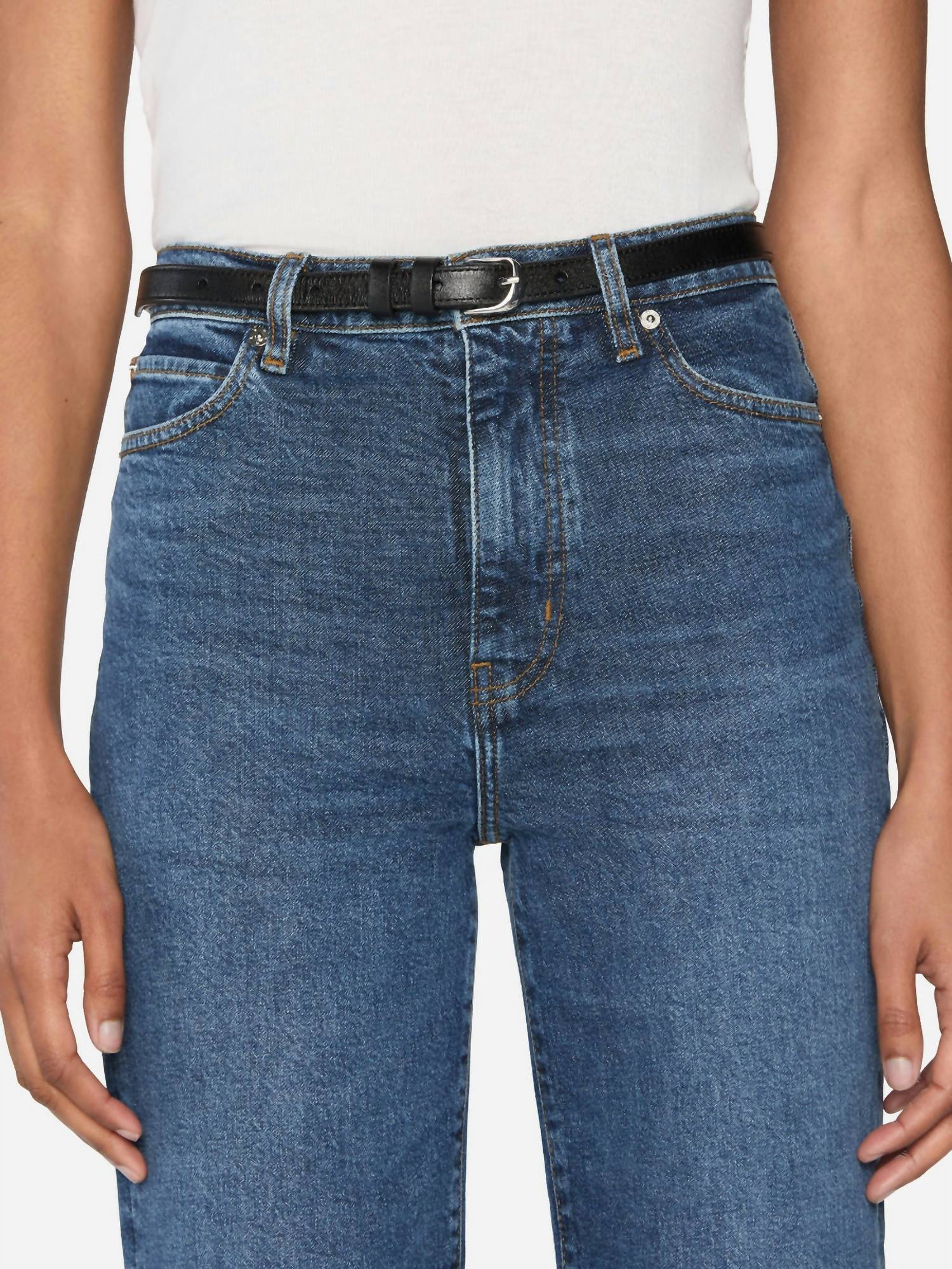 FRAME Ultra High-rise Wide Leg Jeans in archie 1 - women's jeans - view 4