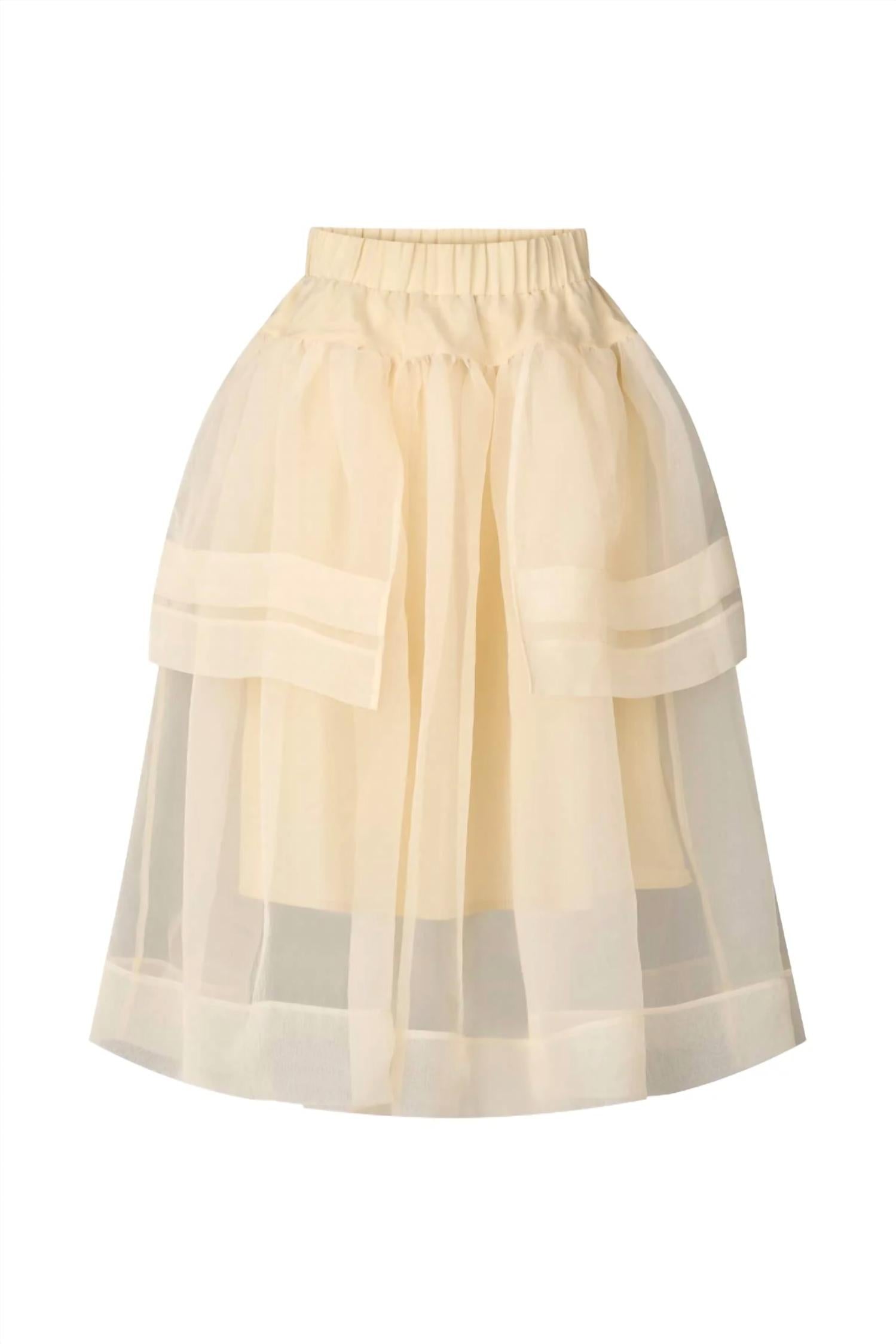 Rabens Saloner - Falka Organza Skirt