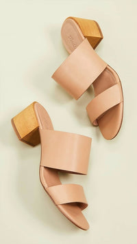 Madewell Women's Kiera Mule Sandals in vintage beige - women's sandal - alternate view