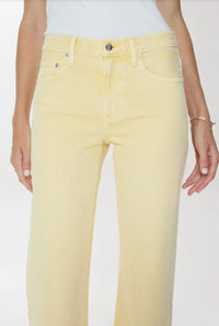 Pistola - Lexi Mid Rise Bowed Straight Jeans