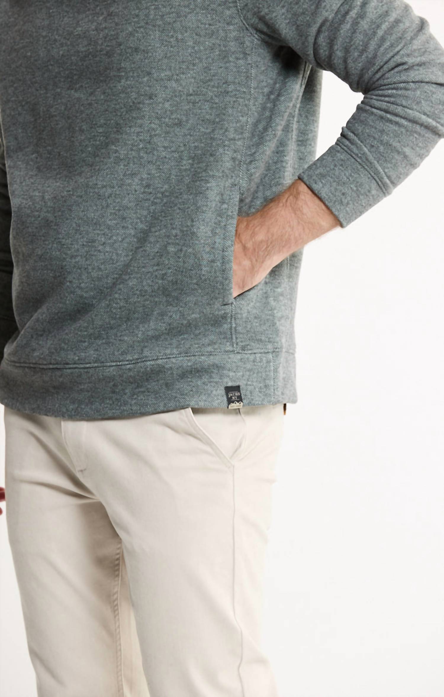 Jachs New York - Wool Blend Pullover Hoodie