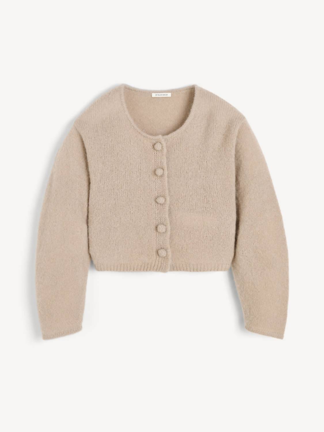 BY MALENE BIRGER Zharea Cardigan in cobblestone - women's cardigan - alternate view
