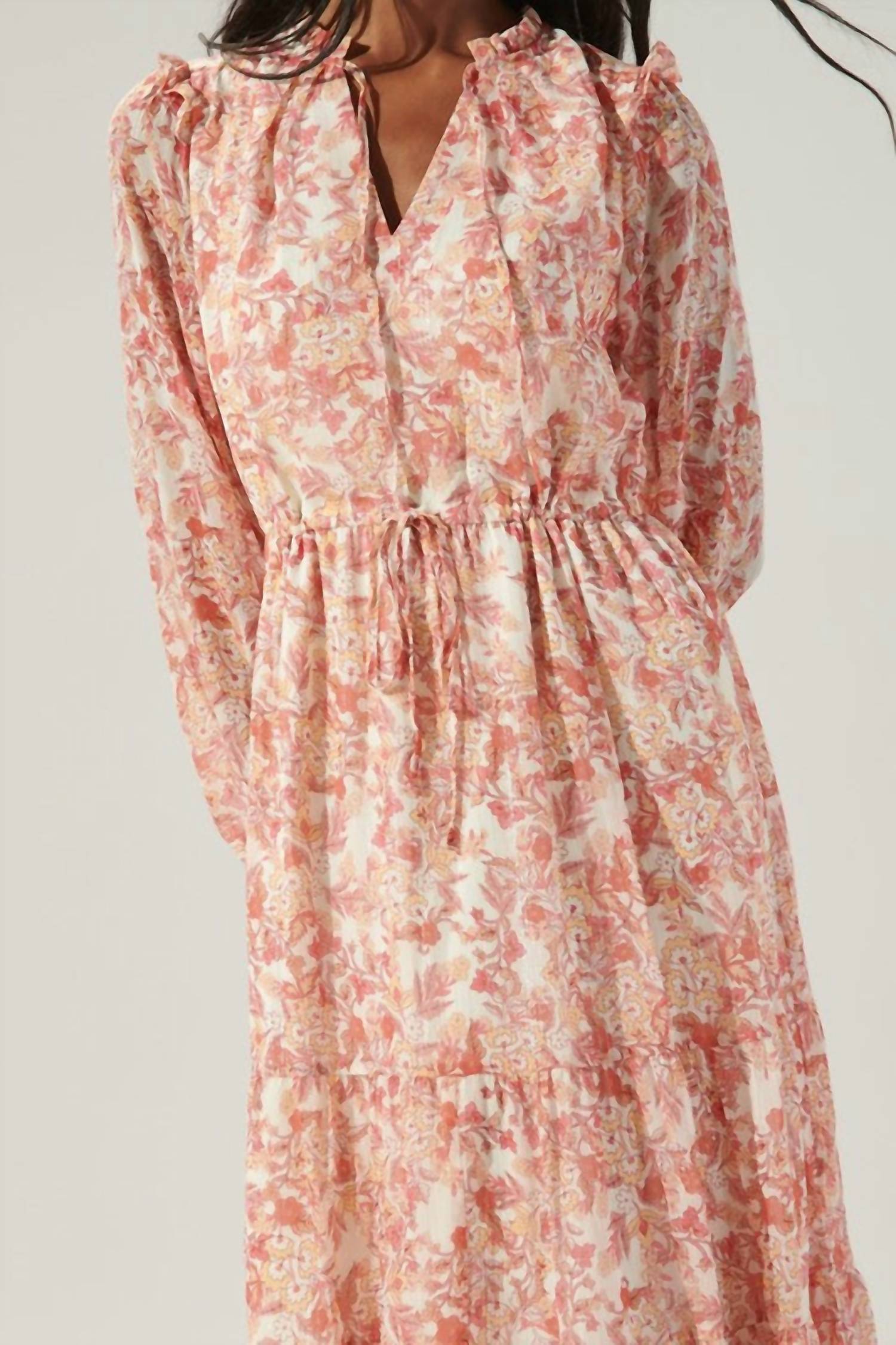 Sugarlips - Mariella Vintage Floral Tiered Dress