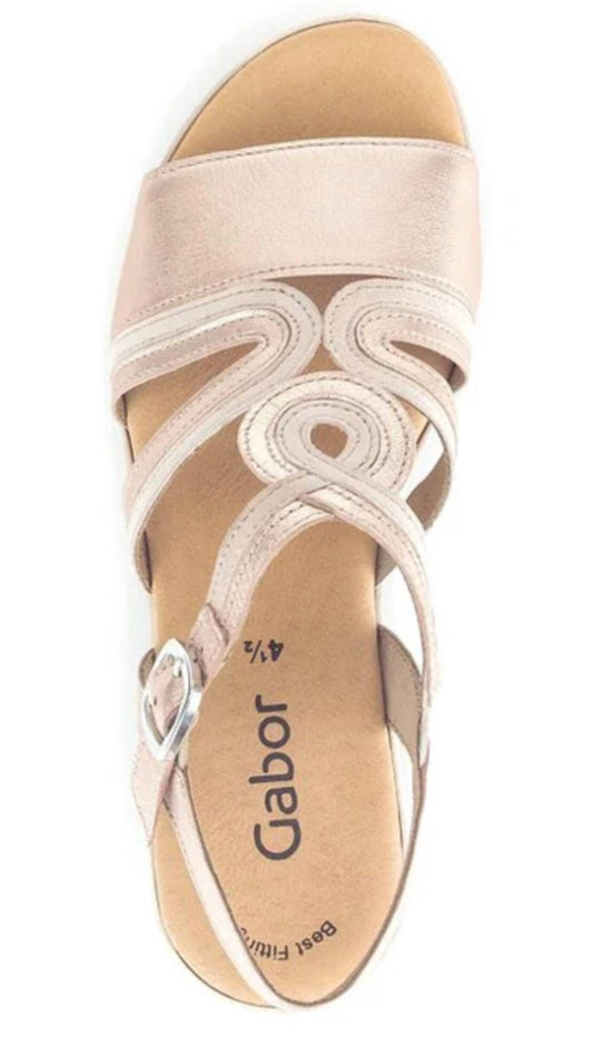 Gabor - Womens' Leather Wedge Sandal