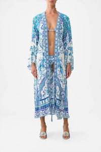 Camilla - Silk Blouson Sleeve Layer Coverup