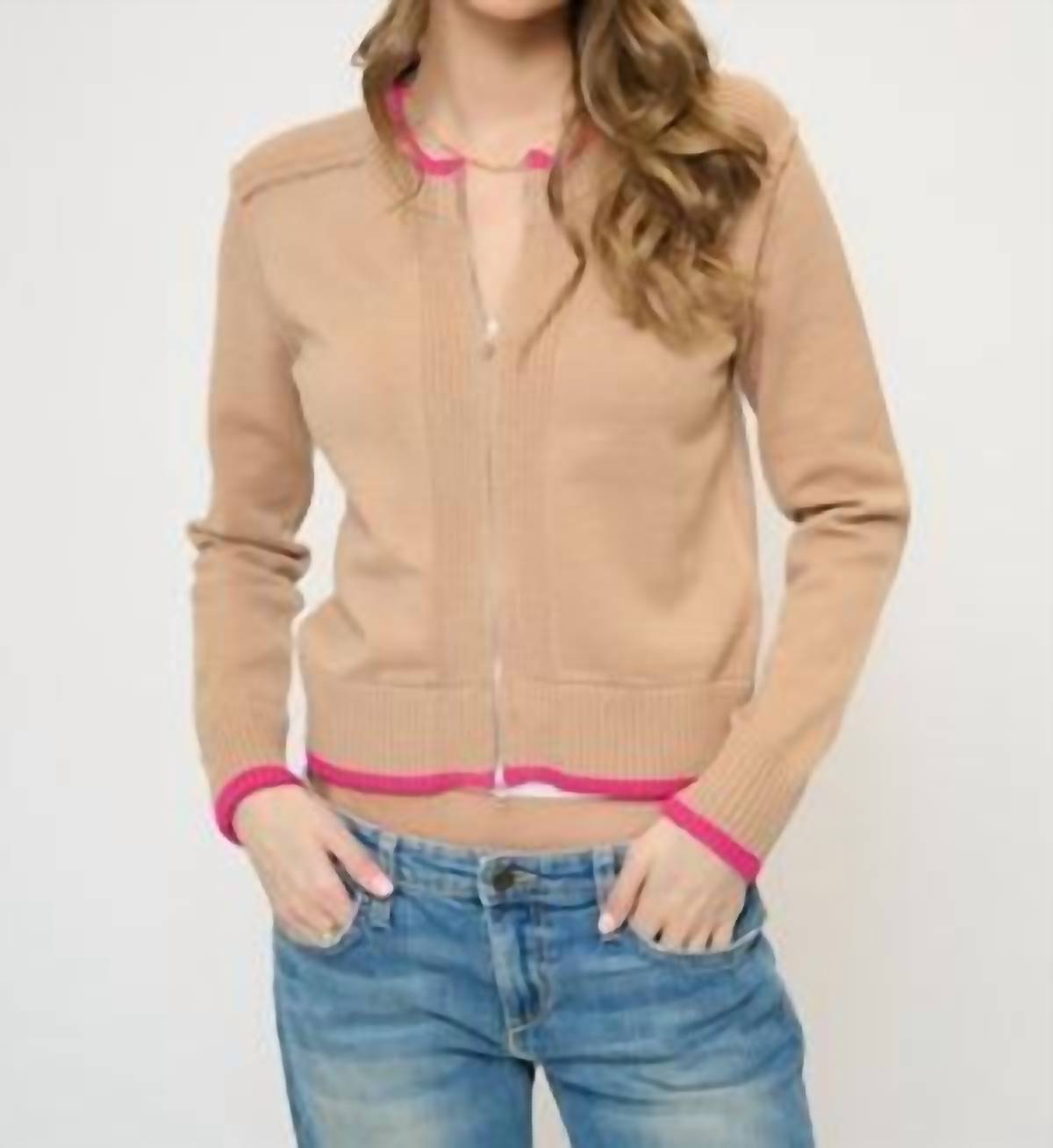 Central Park West - Parker Zip-up Cardigan