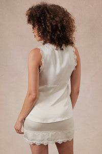 Sunday Edition - Joslyn Satin Lace Top