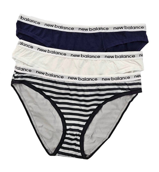 New Balance - Women's 3-Pack Performance Underwear Eversoft Hipster