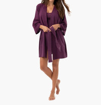 Under The Canopy - Organic Short Lounge Robe