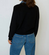 Central Park West - Dash Denim Collar Pullover