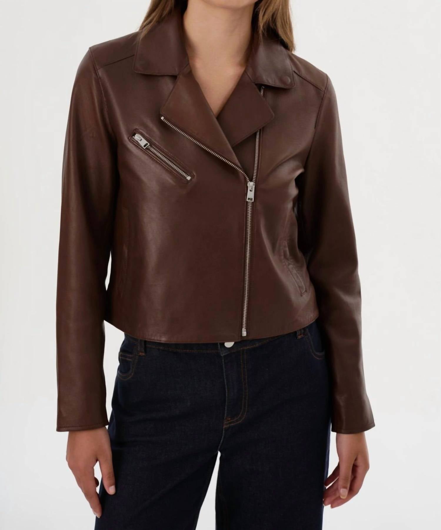 Lamarque - Valeria Leather Biker Jacket