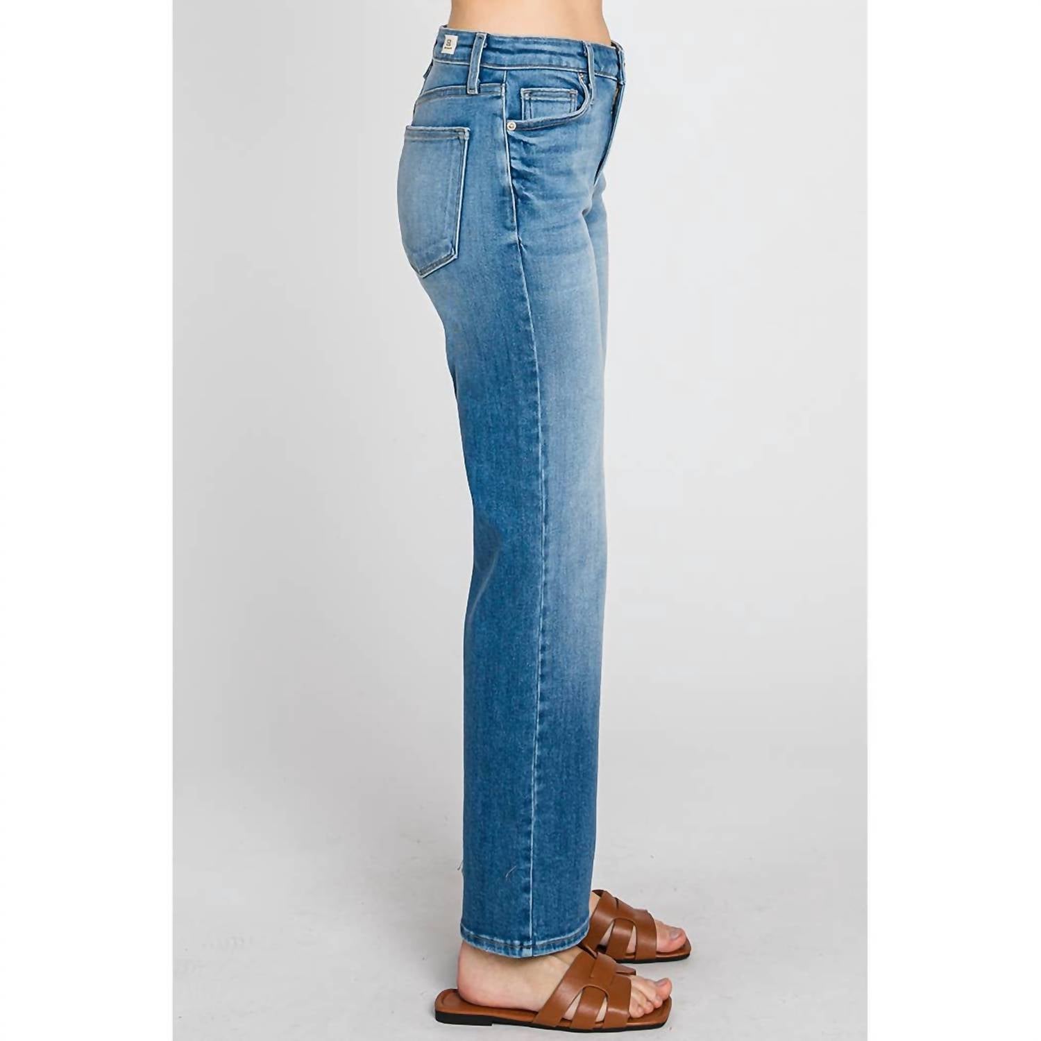 Letter To Juliet - Venice Mid Rise Straight Jean