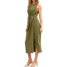 Entro - Rachel Side Ruching Midi Dress