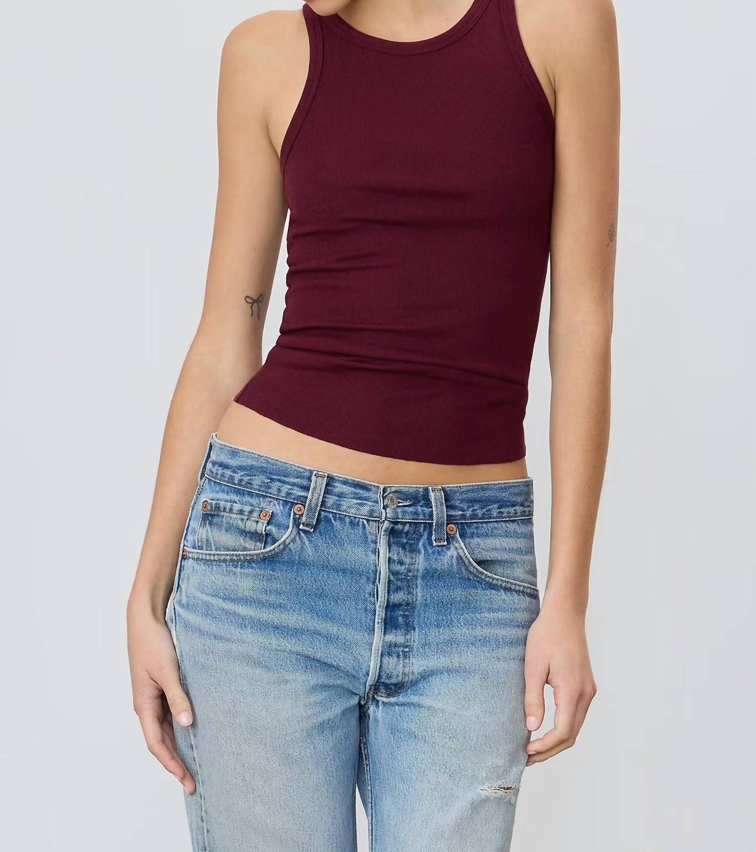 Eterne - High Neck Fitted Tank