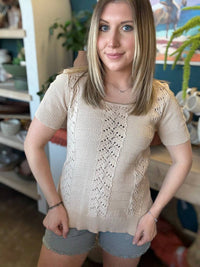 Heyson - Round Neck Knit Top