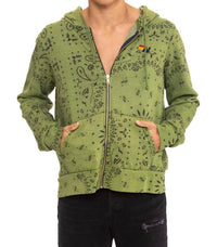 Aviator Nation - Unisex Bandana Zip Hoodie