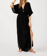 Lovestitch - Bohemian Kimono Sleeve Maxi Dress
