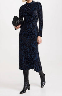 Sea - Alia Stretch Burnout Velvet Dress