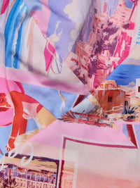 L'Agence - Postcard Print Kaori Bralette Top