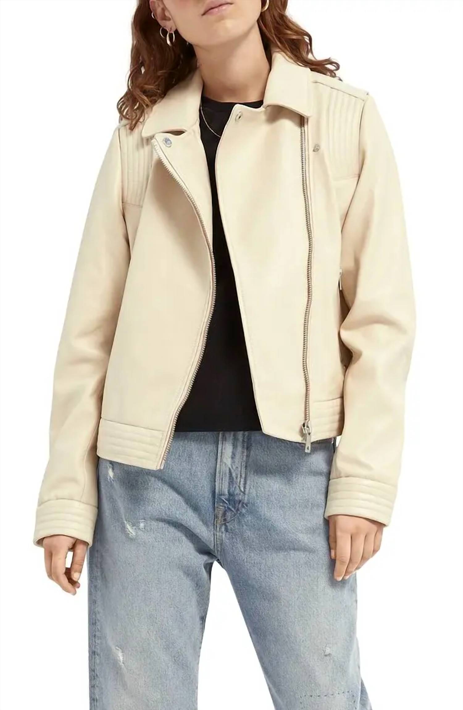 Scotch & Soda - Leather Moto Jacket