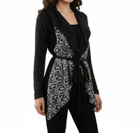 Ryu - Rosette Lace Trim Cardigan