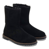 BIRKENSTOCK Women's Uppsala Zip Shearling Boot in black - women's shoe
