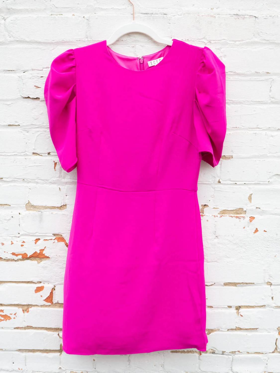 Tcec - Puff Short Sleeve Mini Dress
