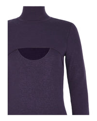 Salvatore Ferragamo - Women's Lamé Wool Blend Dress