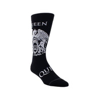 Perri’S Socks - Men's Queen White Crest Crew Sock